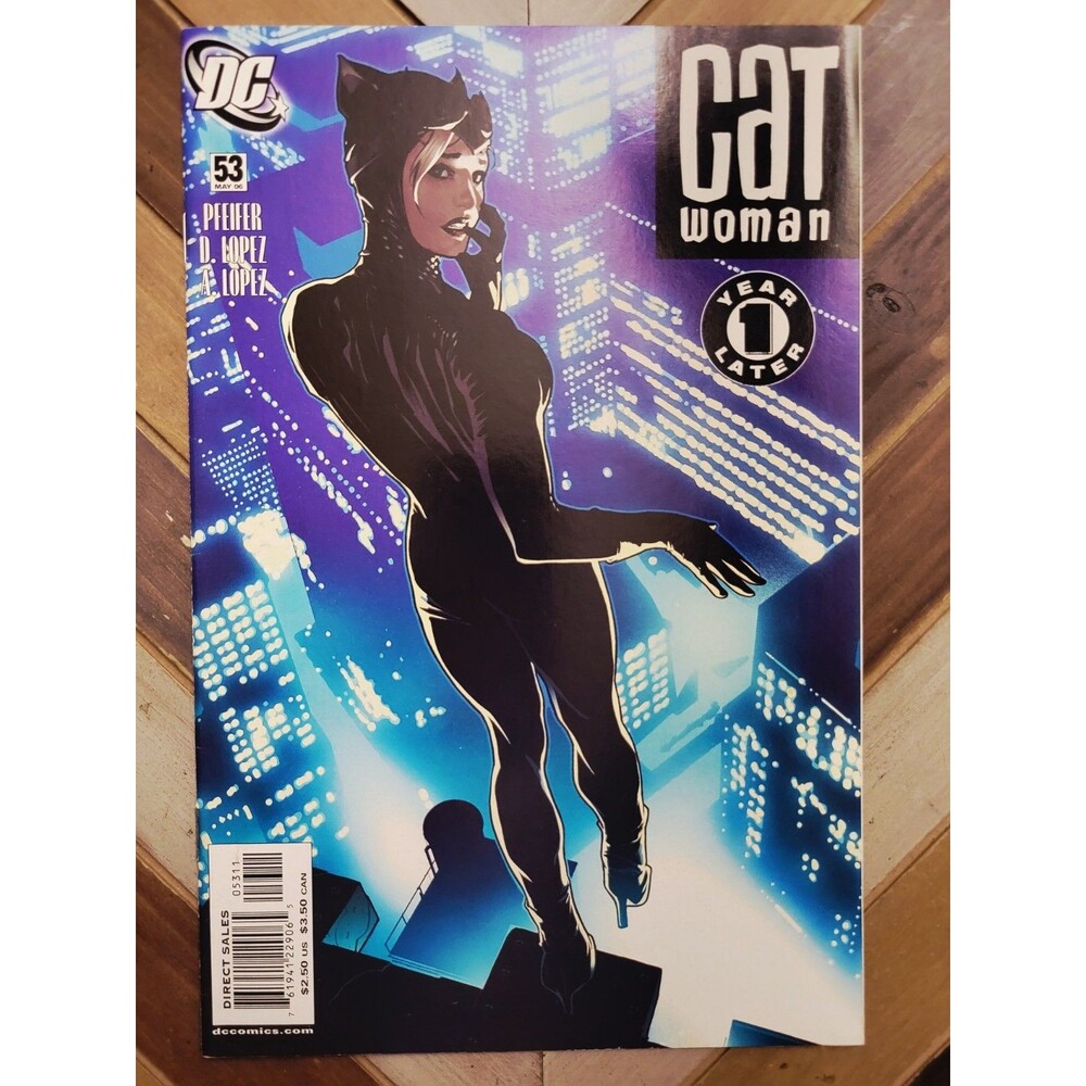 Catwoman #53 Adam Hughes cover (DC Comics 2006) FN/VF 1st App HOLLY as Catwoman